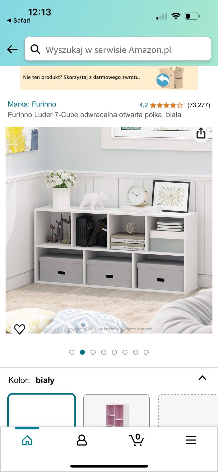 7 Cube Organizer (White)