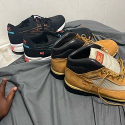 Timberlans And Asic Gel For Sale No Box Sorry.