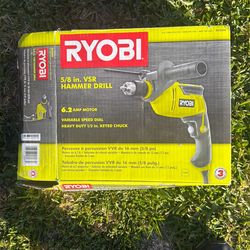 Ryobi hammer drill - used once