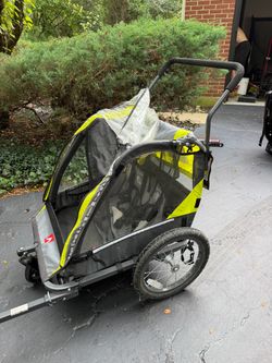 Bike stroller trailer