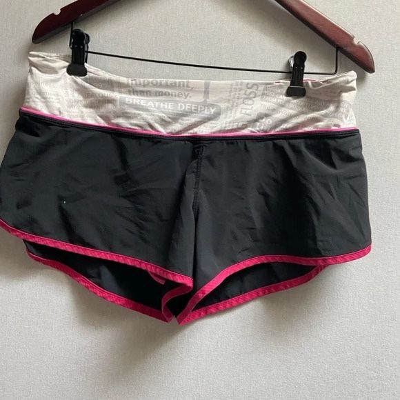 Lululemon Athletica Wet Dry Swim Running Shorts Sz 10