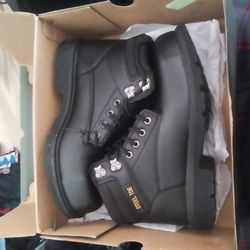 Brahma Black Steel Toe Boots