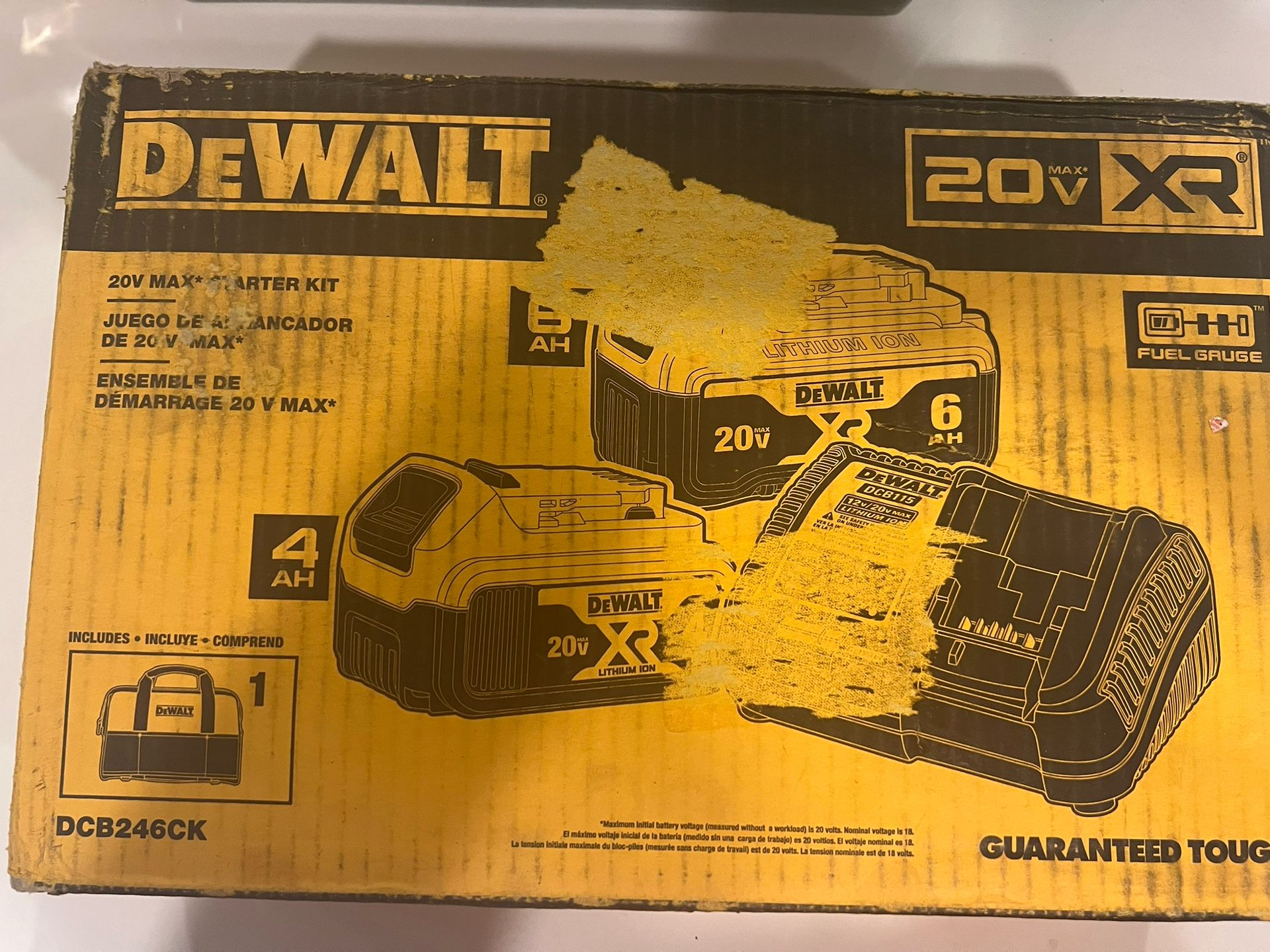 Dewalt 20V Starter Kit 