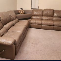 Leather 6 Seater/4 Recliners. Smoke Free Home. $799.99 Or Best Offer