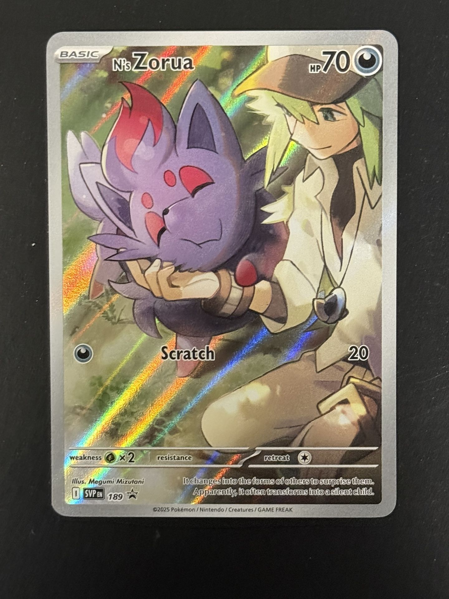 Pokemon N’s Zorua # 189 Sv JTG