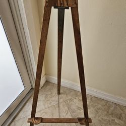 Wood Rustic Art Easel. Caballete Rustico De Madera.