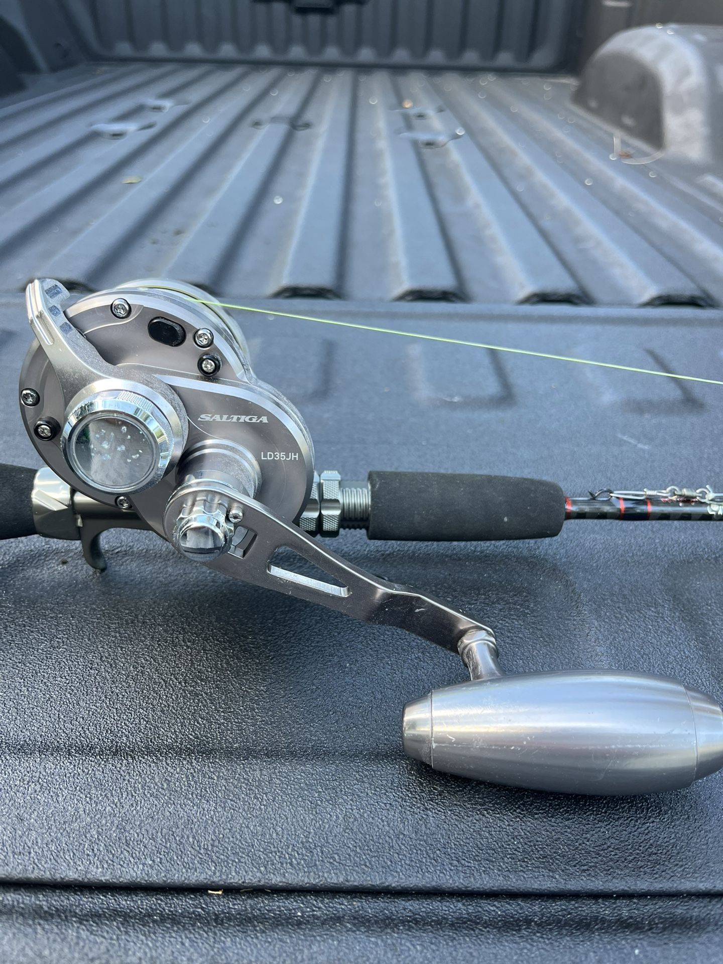 Slow Pitch Jig Reel And Rod