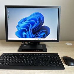 Excellent Condition - Lenovo ThinkCentre M90n with Del E1910 Monitor