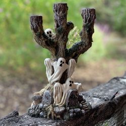 Vintage Fitz and Floyd  Ghostly Haunted  Candelabra 