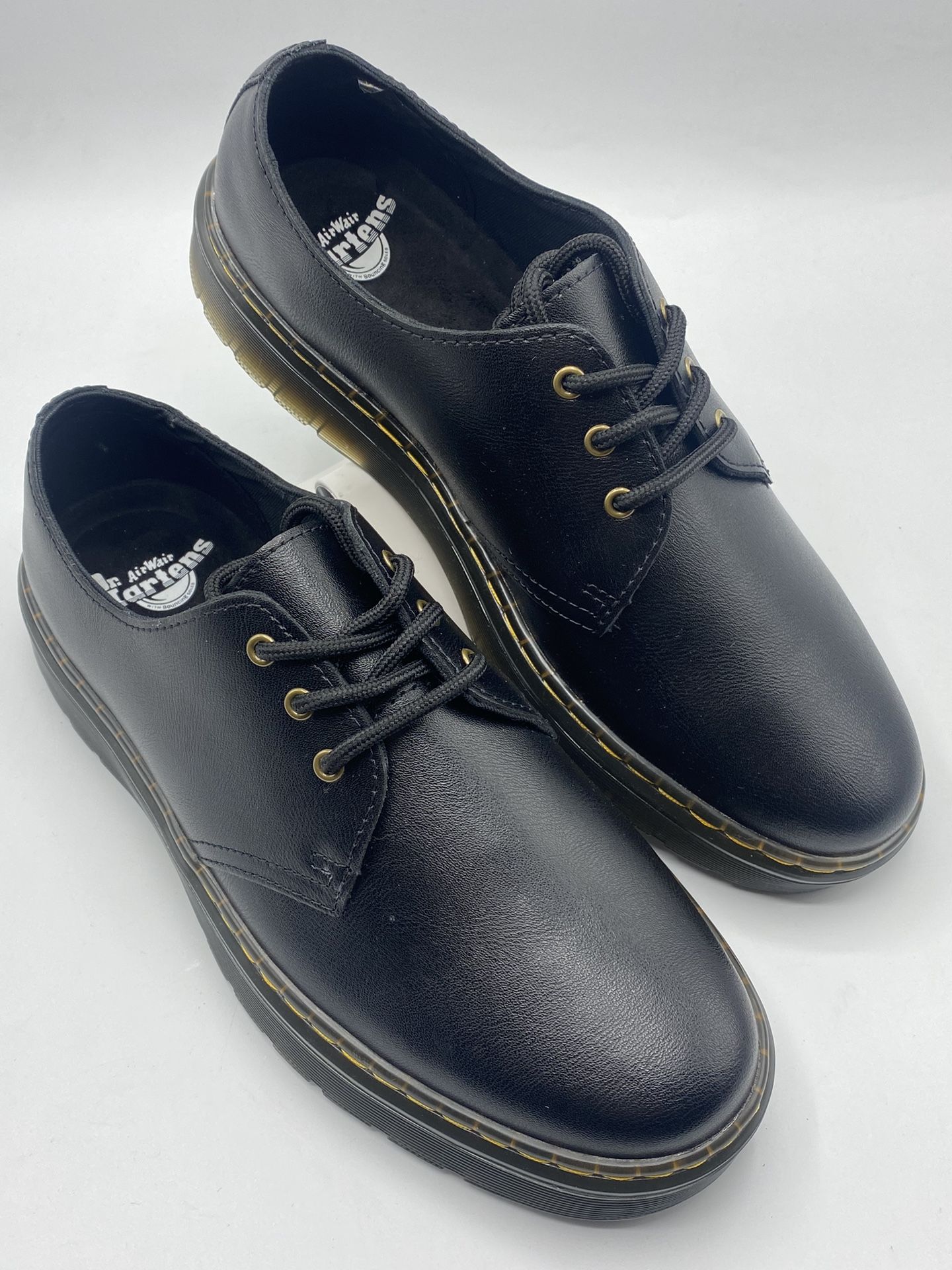 Martens Zavala Lo Black Leather Oxford Mens Size Womens Size
