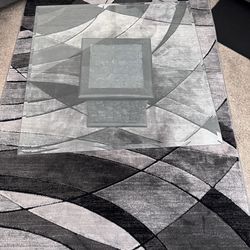 2 Small Square Glass Table & 1 Large Square Glass Table