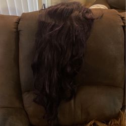 Long Purple Wig