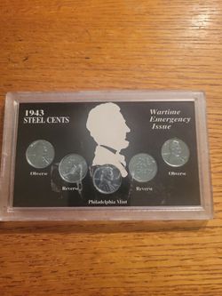 1943 Steel Cent Wartime Emergeny Issue