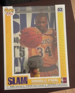 Funko Pop! Slam Cover with Case: Shaquille O'Neal #02 Lakers