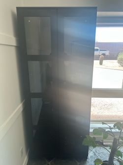 Black Storage/Display Bookcase
