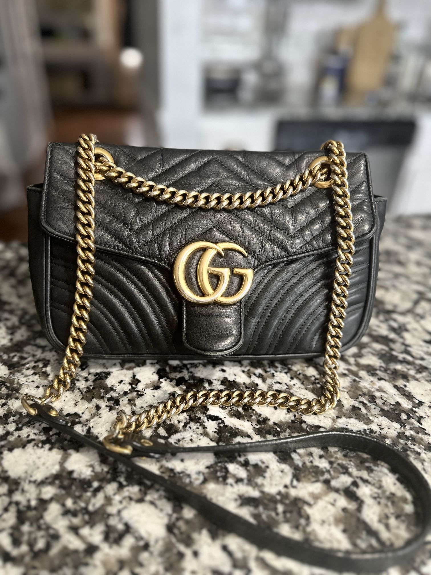 Authentic Gucci Marmont Medium Bag 