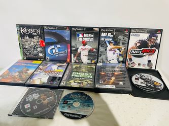 Sony PlayStation 2 PS2 12 Game Lot GTA Harry Potter Gran Turismo Kessen MLB