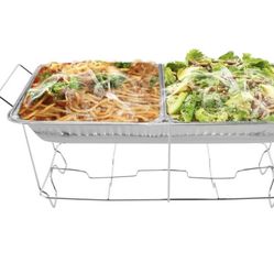 17 pcs Chafing Wire Rack - Buffet Stand Full Size Chafing Food Warmer Dish Stand