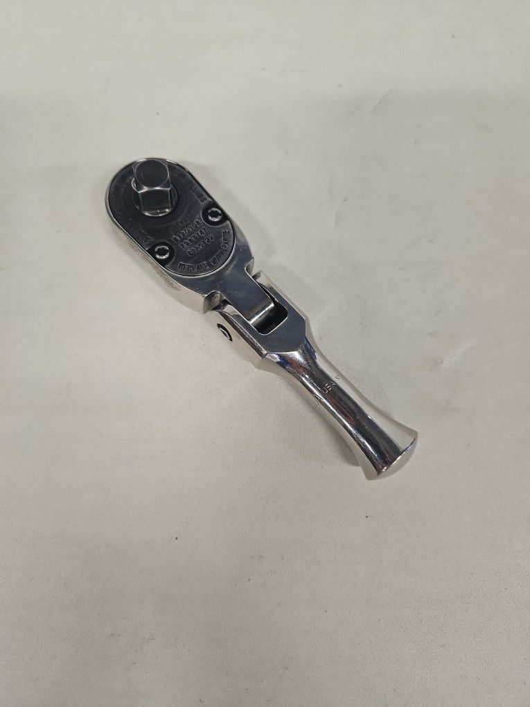 Snap On FKF80A 3/8" Drive Dual 80 Stubby Handle Flex-Head Ratchet 816107-11