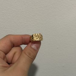 10k Gold Nugget Ring