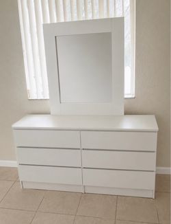 WHITE 6 Drawer Dresser 🤍✅