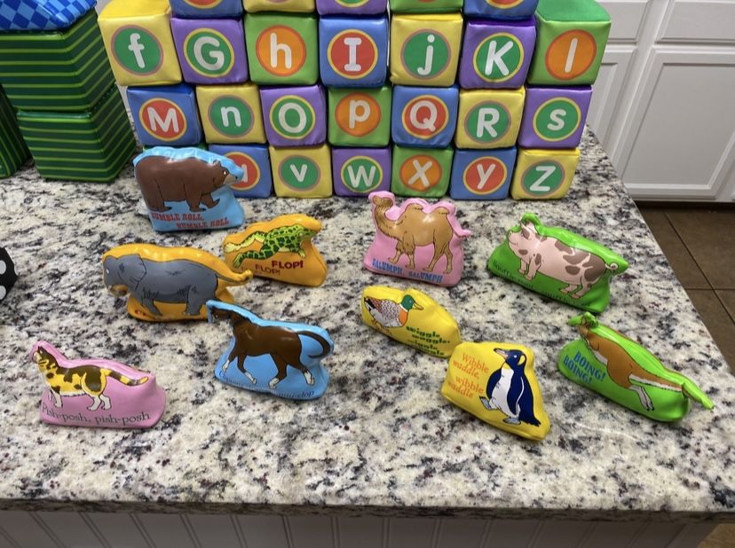 Lakeshore Learning Soft Stackable Blocks, ABC’s & Animals