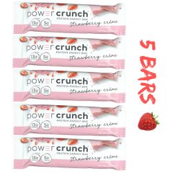 5 Pack Power Crunch Strawberry Creme
