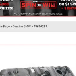 2007 BMW 328i Fuel tank 