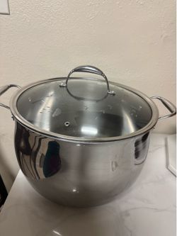 Cacerola de 22 cuartos Princess Heritage Tri-Ply Stainless Steel