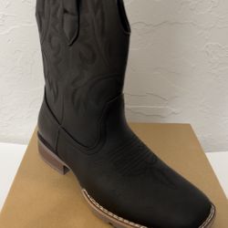 Black Western Men's Boots 