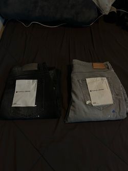 Purple jeans