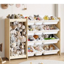 🔥 BRAND NEW.. EXPERLAM Kids Toy Storage Organizer | 2-in-1 Stuffed Animal Storage