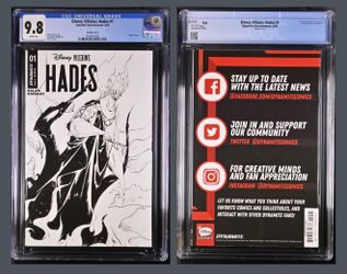 Disney Villains: Hades Issue #1 - CGC GRADED 9.8 Near mint-Mint +
