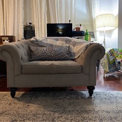 Small Gray  (taupe) Couch Seat