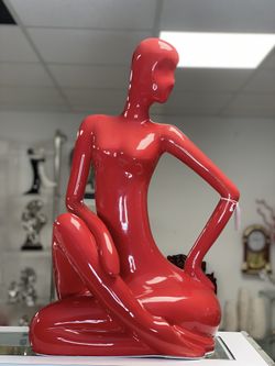 Lady big / red / home decoration