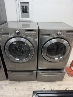 Set Lavadora Secadora LG Gas Y Eléctrica 