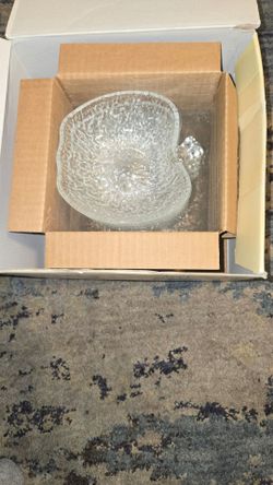 Vintage Covetro Fine Italian Glassware Apple Set - 7 Pcs (Brand New in Box)
