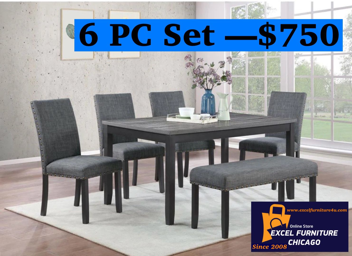Brand New Dinning Room Set ( Table & Chairs) 