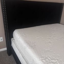 Full Size Bed Frame And Mattress. Barely Used
