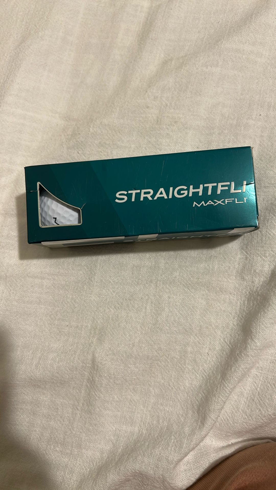 Maxfli Straightfli Golf Balls White. New.