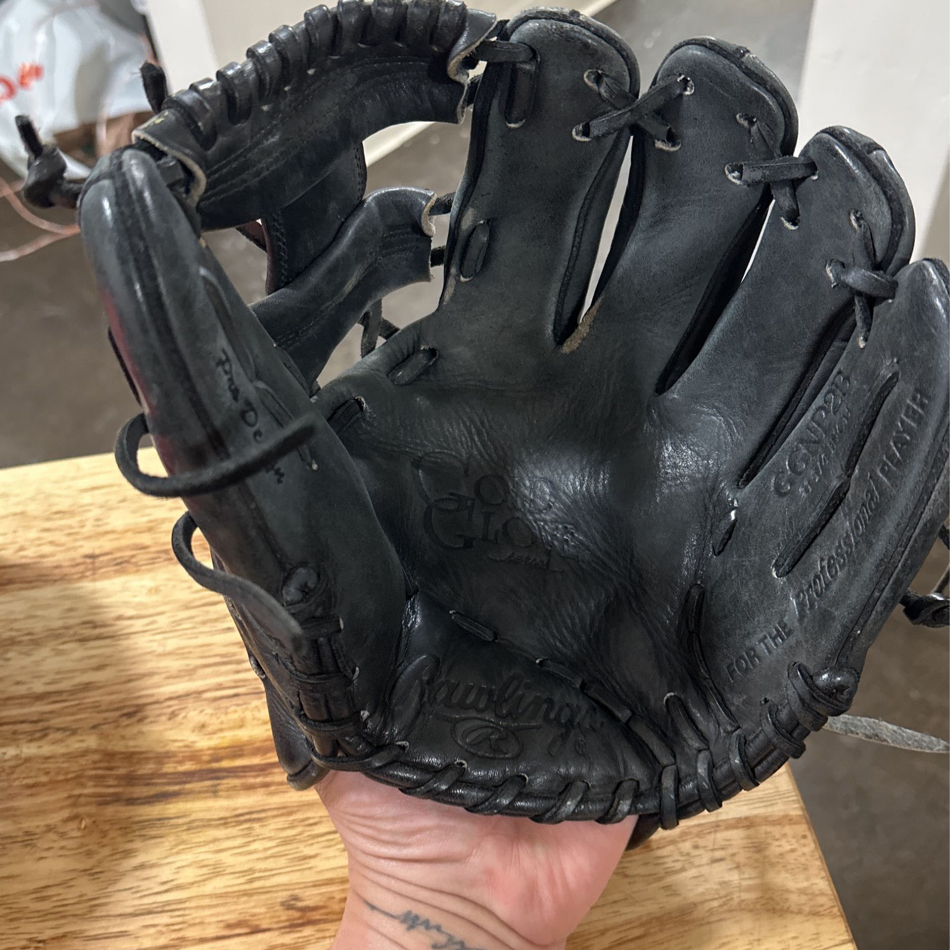 Rawlings Gamer GNP5B Baseball Glove Black 11-3/4 RHT Pro Design Leather Infield