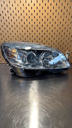 ⭐️ Headlight Assembly Fits: 08-11 Mercedes-Benz C-Class - Halogen Chrome Interior Bezel - Right Hand - Passenger - (contact info removed)80 - CAPA ⭐