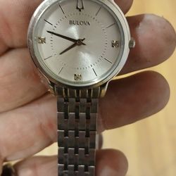 Bulova Ladies Classic Watch . Model 96P183