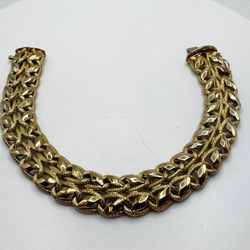 Ladies 14k Yellow Gold Mesh Link 13mm Bracelet 7.25” 14.8 Grams 11047090