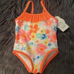 0-3 Month Ruffled One Piece Swimsuit