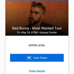 Bad Bunny Tickets - Most Wanted Tour May 24th Miami