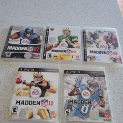 PS3 Madden Games Lot
