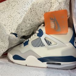 Military Blue Jordan 4s