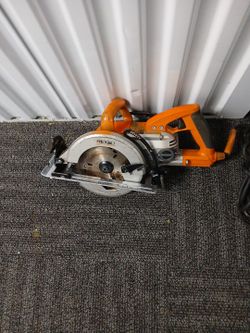 Ridgid Worm Drive Saw Good Cond