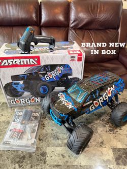 1/10 GORGON 2WD RTR Brushed Monster Truck, Blue